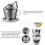 Durable Vietnamese Coffee Filter With Ergonomic Handle, Reusable Inox Phin Filter Using Traditional Drip Coffee Method, Heat Resistant And 7