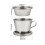 Durable Vietnamese Coffee Filter With Ergonomic Handle, Reusable Inox Phin Filter Using Traditional Drip Coffee Method, Heat Resistant And 3