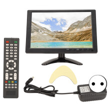 VGA-monitor met multifunctioneel gebruik, 10,1 inch VGA-monitor voor pc, tweede monitor, gamingmonitor, RPi-scherm met HDMI- en BNC-poorten,