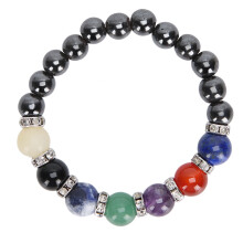 Aromatherapie-Armband mit ätherischen Ölen, handgefertigt mit Heilkristallen, Chakra-Magnettherapie, modisches Design, leicht und komfortabel