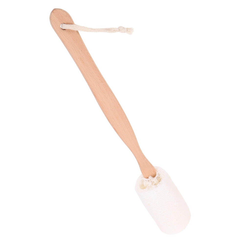 Loofah Bath Brush with Long Handle Back Scrubber for Shower Exfoliating and Deep Cleansing
