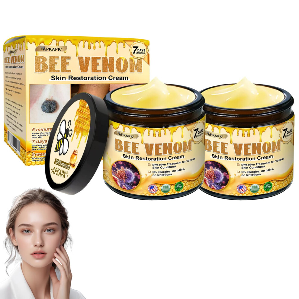 Cream Bee Venom Face Duo Â Firming And Lifting Anti Aging Moisturizer For Wrinkle Reduction