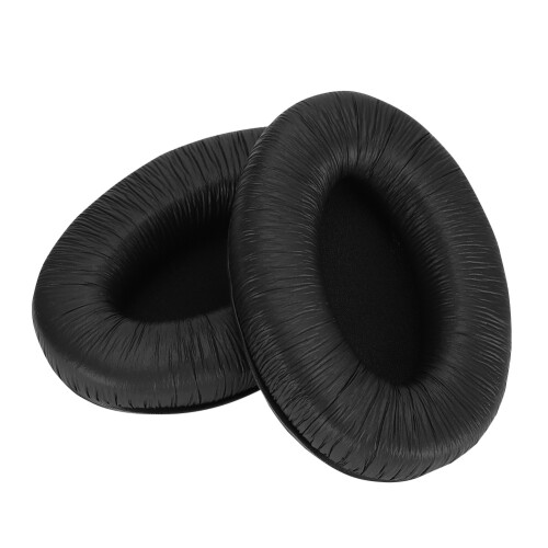Almofadas de isolamento acústico compatíveis com Sennheiser, extra confortáveis, em couro de rã, algodão altamente elástico, duráveis e de 2