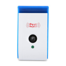 Indoor Pest Protection Device With Ultrasonic Waves, Plug In Design Electronic Insect Control Eco Friendly Rodent Repellent Silent Night Light Safe