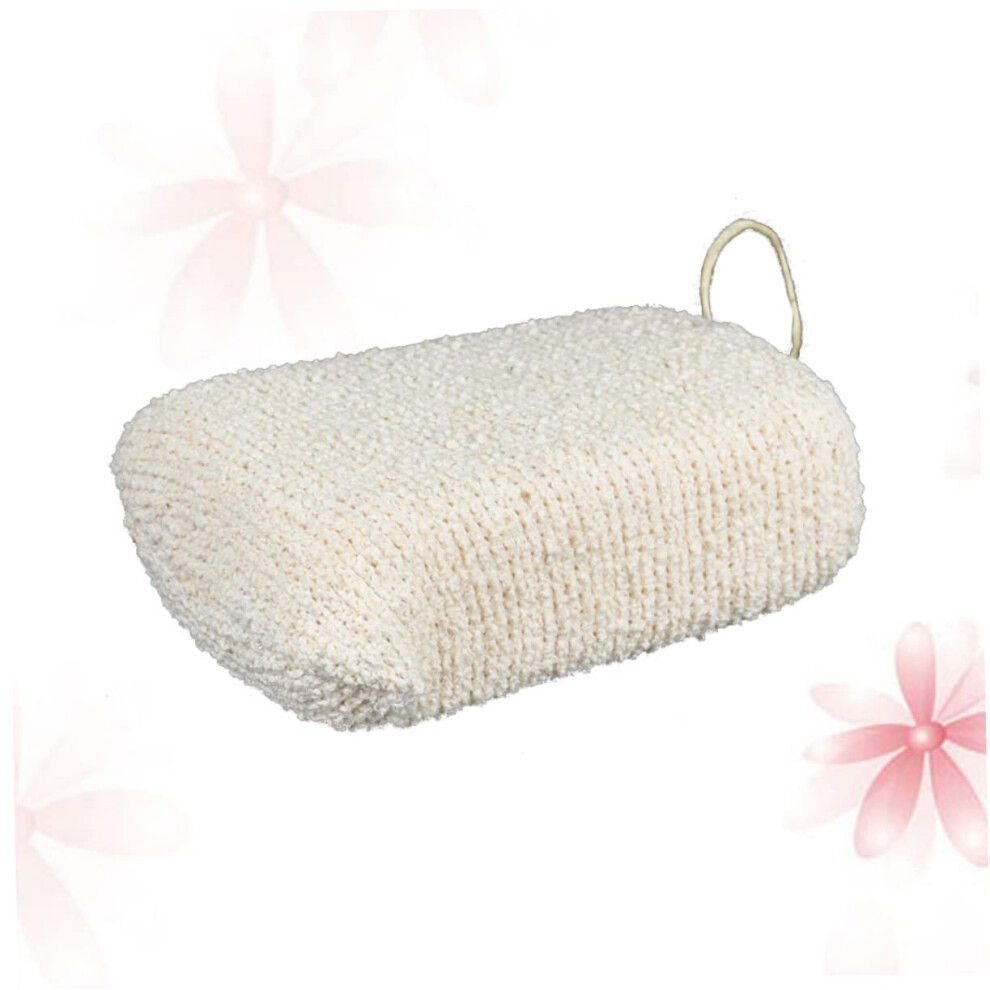 Shower Brush with Hemp Bristles for Deep Skin Exfoliation, Long Handle Body Exfoliating Brush