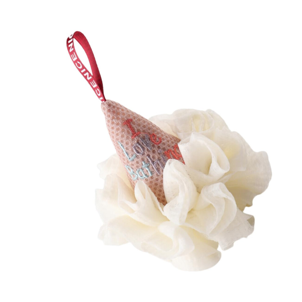 Bath Pouf for Gentle Skin Exfoliation, Durable Mesh Shower Loofah Body Scrubber, Random Style