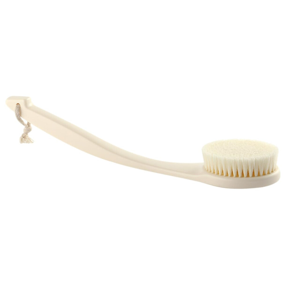 Long Handle Bath Brush with Soft Bristles for Gentle Exfoliation and Hard to Reach Back Scrubbing