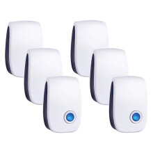 6 Pack Ultrasonic Pest Repeller Plug In Indoor Electronic Pest Control Device for Home Kitchen