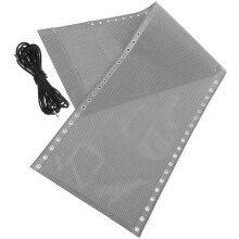 2Sets Heavy Duty Grey Sling Fabric for Patio and Lounge Chair Repair