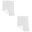 2Pcs Durable White Mesh Plant Protection Bags Drawstring Fruit Cover 8