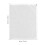2Pcs Durable White Mesh Plant Protection Bags Drawstring Fruit Cover 10