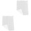 2Pcs Durable White Mesh Plant Protection Bags Drawstring Fruit Cover 5