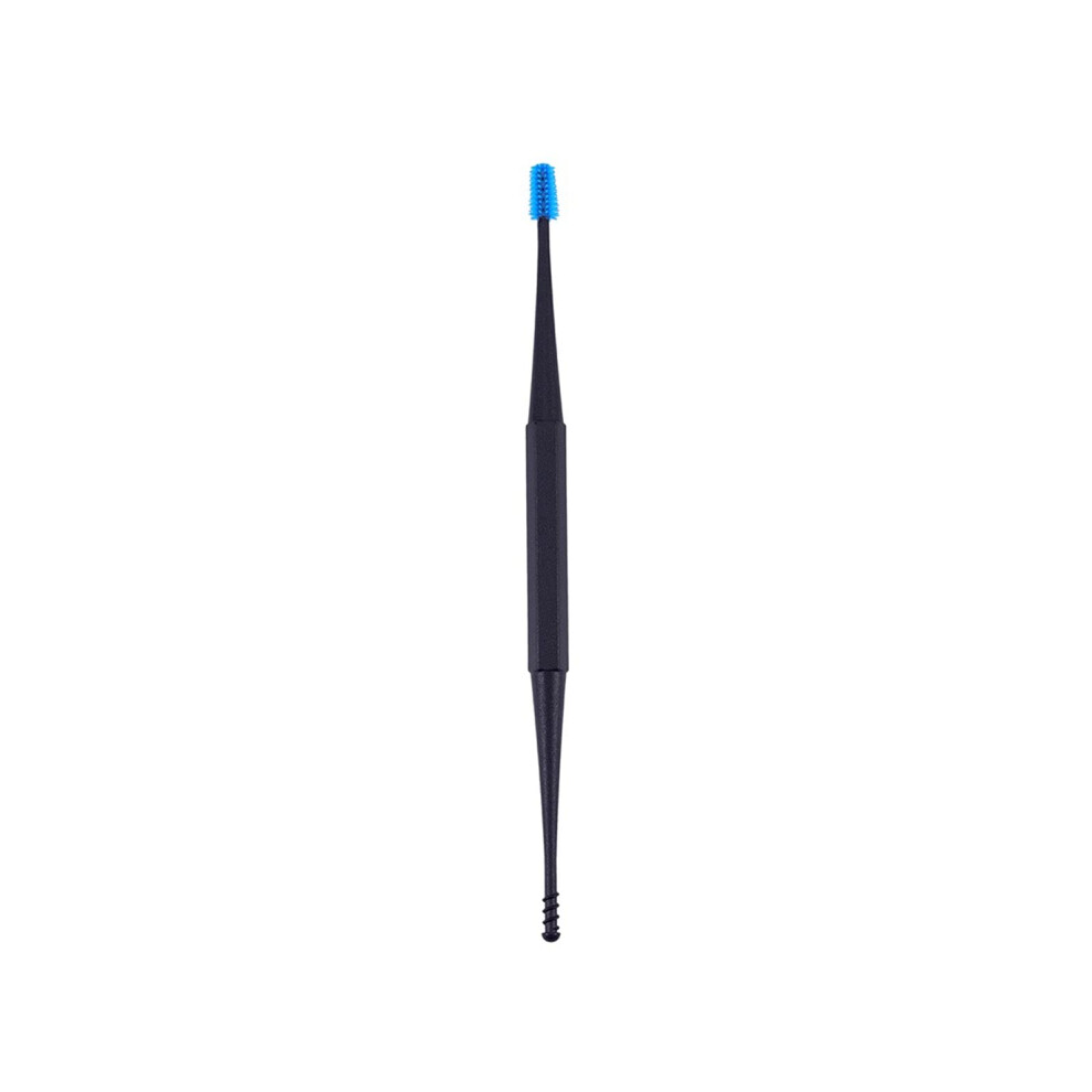 Ear Wax Removal Tool Soft Silicone Double Head Spiral Cleaner with Ergonomic AntiSlip Grip