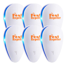 Ultrasonic Pest Repeller 6 Pack Plugin Electronic Pest Control for Mice Insects Safe for Pets