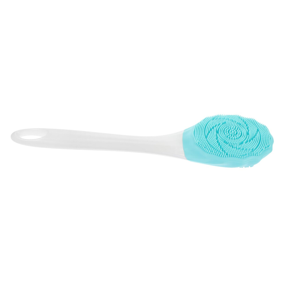 Electric Bath Brush with Long Ergonomic Handle, Waterproof Back Scrubber for Shower