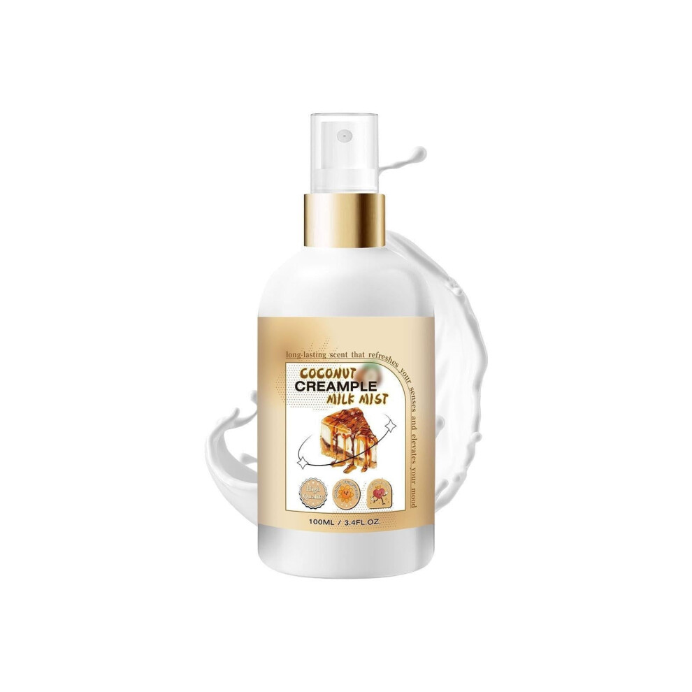 Cream Hydrating Vanilla Hair And Body Mist 100Ml With Longlasting Scent For All Skin Types