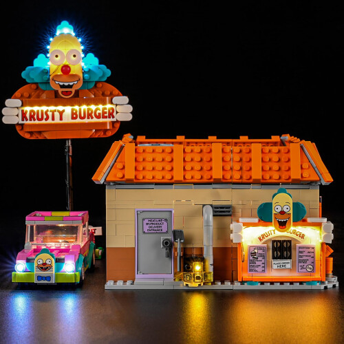 LED Light Kit for  Simpsons Krusty Burger 10352, Realistic Lighting with Easy Installation 1