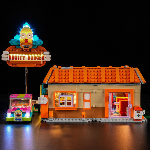 LED Light Kit for  Simpsons Krusty Burger 10352, Realistic Lighting with Easy Installation 2