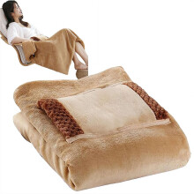 USB Heated Blanket Soft Flannel Electric Throw with 3 Heat Settings for Sofa Bed Office Travel