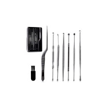 Earwax Removal Tool Stainless Steel Kit with DualHead Tips and AntiSlip Grip 6/7PCS