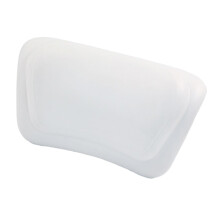 Bath Pillow with Powerful Suction Cups, Waterproof PU Surface, Ergonomic Neck and Head Support for Tub