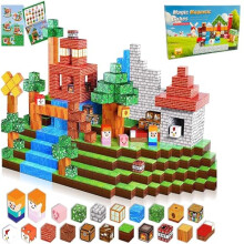 Magnetic Building Blocks Set 150pcs with Enhanced Stability for STEM Creative Play Kids Toddlers
