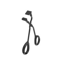 Mini Eyelash Curler with Refill Pads for Precision Curling and Comfortable Grip, Black Travel Size