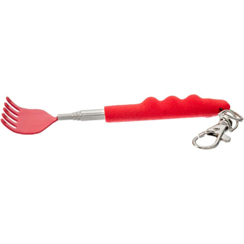Assorted Color Mini Telescopic Back Scratchers with Keychain Clip, Extendable Portable Design, 6 Pack 1