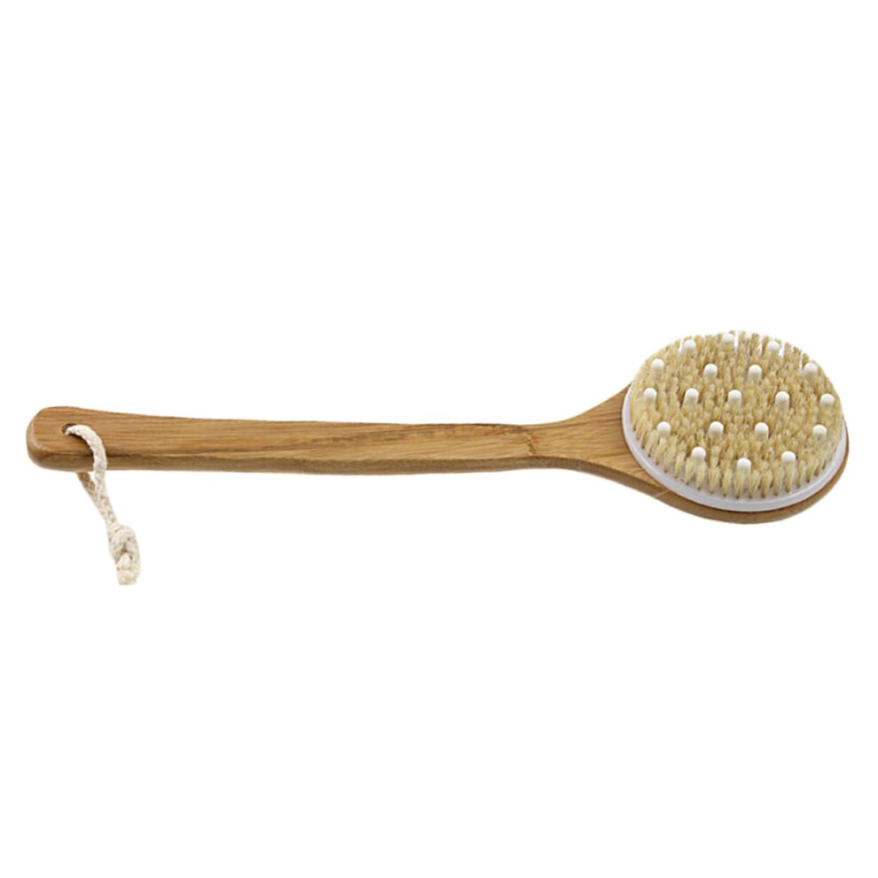 Long Handle Bath Brush with Soft Bristles Back Scrubber for Gentle Exfoliating Shower Cleaning