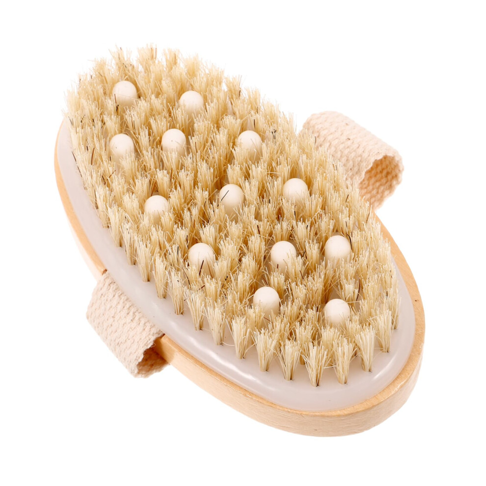 Back Scrubber with Long Handle and Gentle Exfoliating Bristles for Shower and Smooth Skin