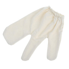 Silk Exfoliating Glove Mitt for Sensitive Skin Gentle Dead Skin Removal Full Body Shower Spa Use