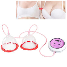Breast Enlargement Pump with Vacuum Lift Technology, Wireless Double Cup Massager, USB Charging A Cup