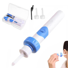 Ear Wax Removal Tool with Gentle Silicone Tips, Cordless Electric Ear Cleaner Vacuum Kit for Adults and Kids