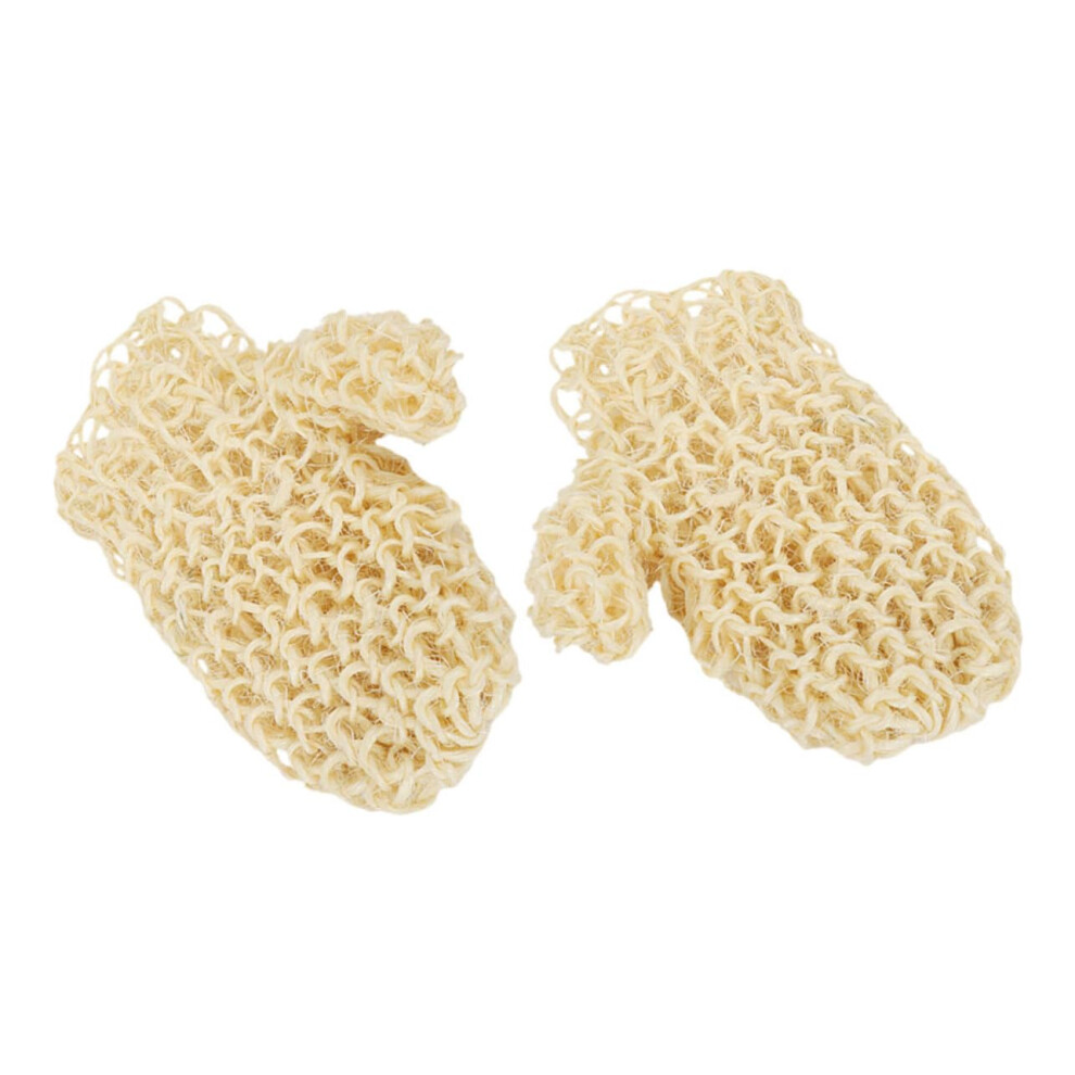 Exfoliating Gloves for Shower Natural Sisal Bath Mittens Deep Cleansing Body Scrubber for Spa