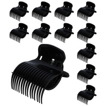 Hair Roller Clips 12 Pcs Heat Resistant Strong Grip for Secure Curl Hold and Salon Hair Styling