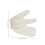Silk Exfoliating Glove with Dual Function Massage, Ergonomic Two Finger Body Scrubber Mitt for Spa Bath 2