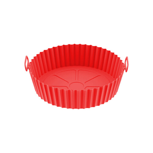 Wiederverwendbare Silikon-Heißluftfritteusen-Einlage 17,5 cm