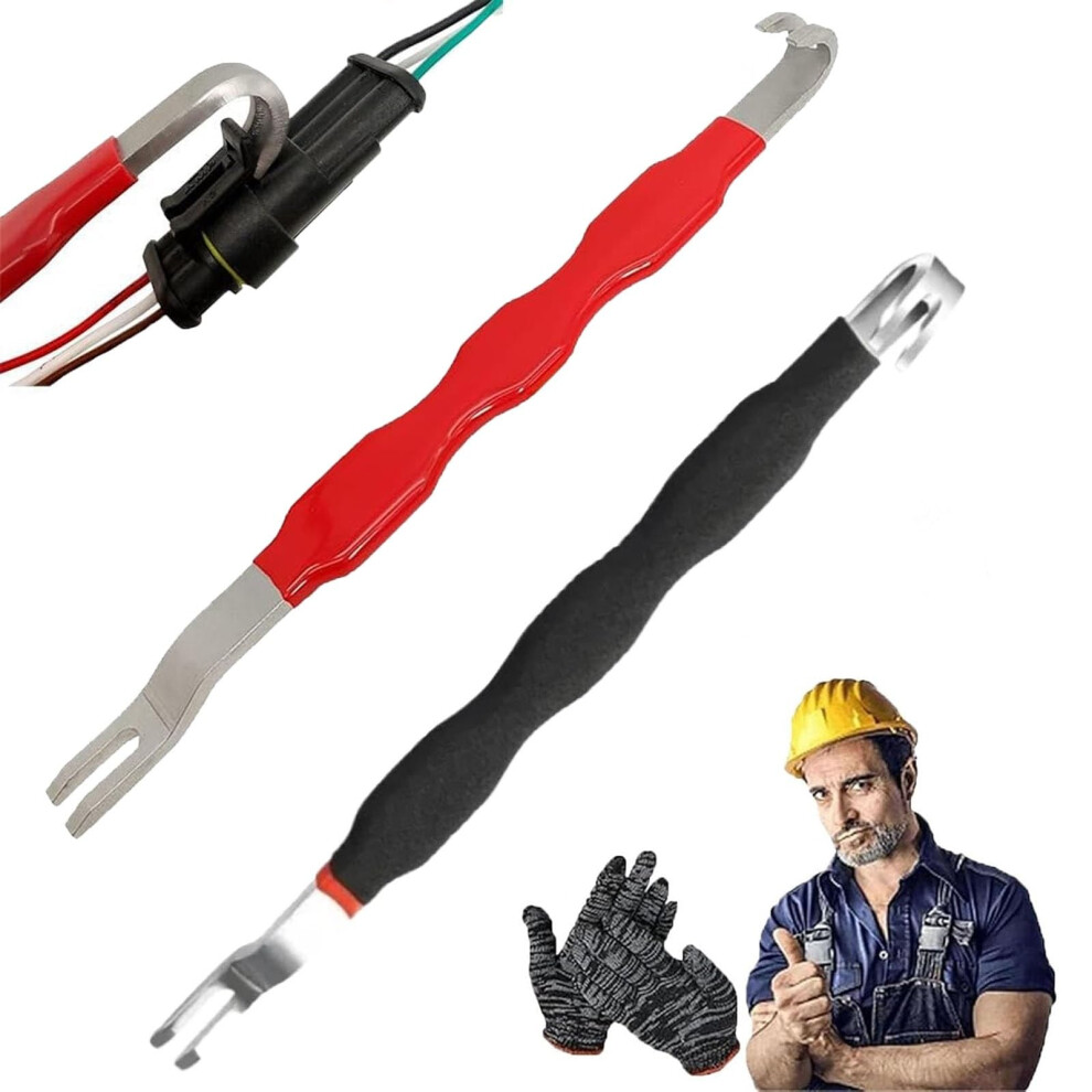 Automotive Terminal Removal Tool 2Pcs Dualhead Electrical Connector Extractor For Most Vehicles 9113335787025