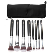 Flawless Makeup Application Gentle On Skin Soft Bristles Makeup Brush Kit with Blender Sponge Ergonomic Handles for Facial & Eye Use Travel Ready