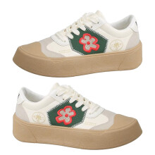 Damesko til hverdag Tidløs retrostil Chic paneldetaljer Premium memory foam indlægssåler Sporty stil Platform Skridsikker sål Nem at matche