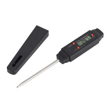 Cooking Thermometer Instant Read Digital Waterproof High Accuracy Food Grade Stainless Steel Probe Long Tip For BBQ Grilling Milk Oil Soup