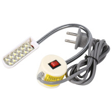 Adjustable LED Lamp for Sewing Machines, Flexible Gooseneck Magnetic Base Brighter Work Area Easy to Use Workbench Light with Power Wide Voltage