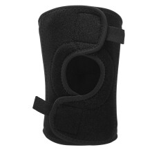 Genouillère orthopédique réglable à fermeture auto-agrippante avec armatures spirales de répartition des contraintes pour compression thermique,