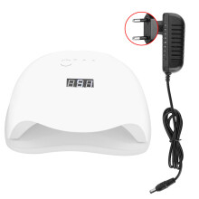 Lampe à ongles LED à séchage rapide avec capteur intelligent, minuterie réglable et chargement sans fil. Lampe UV LED puissante à double source
