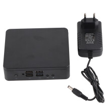 Wi Fi Compatible Mini Desktop PC For Business Use, 4K UHD Dual Display Fanless Mini Computer With Bluetooth M.2 SSD Expansion And Compact Industrial