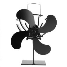 Durable Stove Fan With Efficient Heat Dissipation Converts Heat To Electricity No Electric Cocoon Fan Requires No Batteries Or Plugs Eco-Friendly For