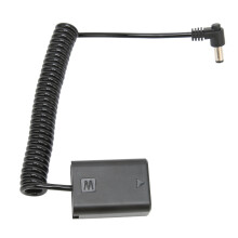 Flexible Extendable Power Cable For Dummy Battery NP-FZ100Coiled Design USB-C PD & D-Tap Connector Regulated Output Voltage For Sony A7Series