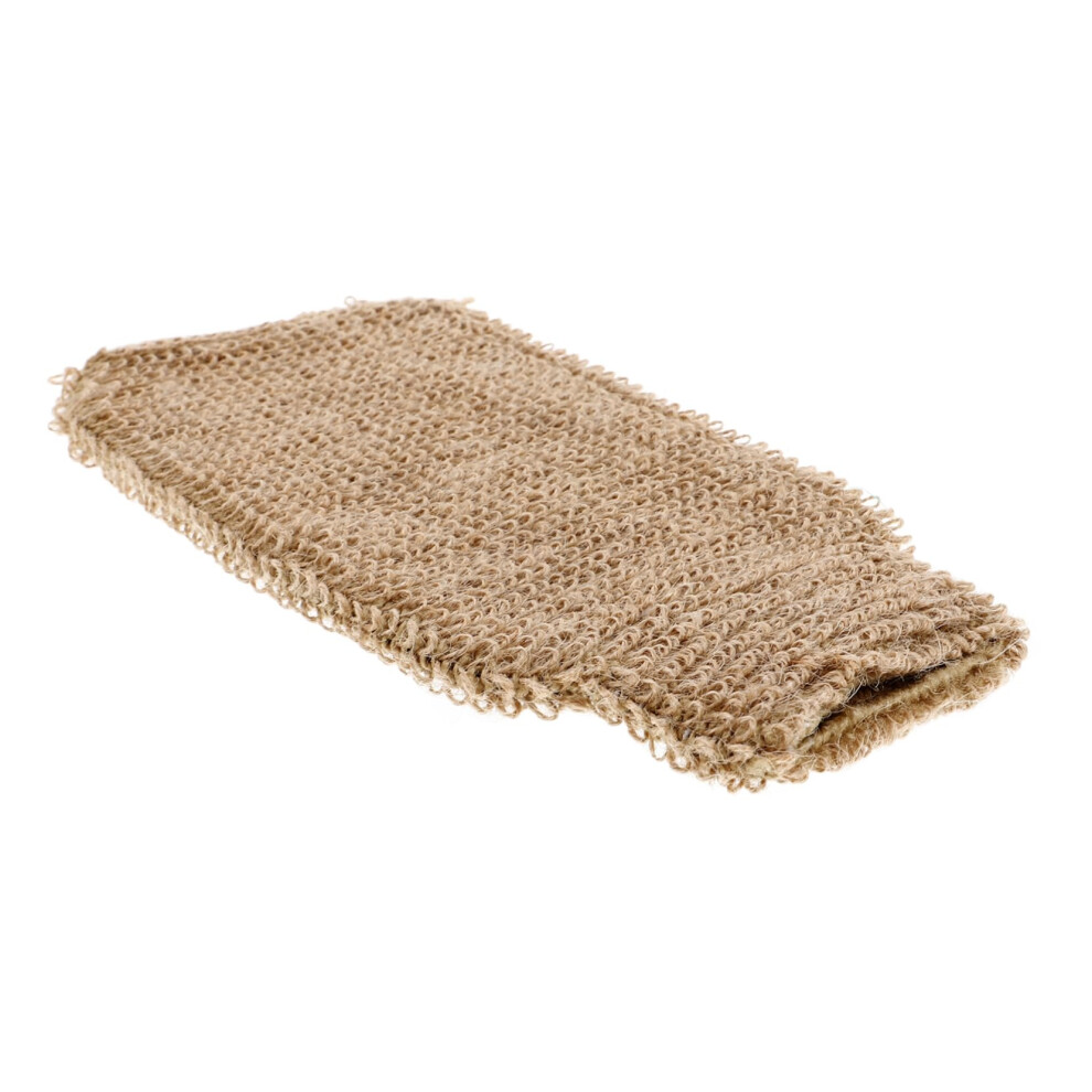 Exfoliating Bath Gloves Natural Jute Shower Mitt Gentle Deep Scrub Full Coverage for Spa Body Care