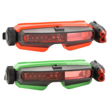 Adjustable LED Laser Tag Goggles for Kids with Night Vision, Sound Effects and Green Lens
