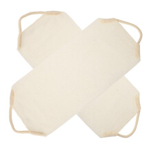 2pcs Stretchable Exfoliating Back Scrubber Towel for Shower Deep Cleaning Beige Body Scrub Towel